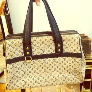 Louis Vuitton denim handbag